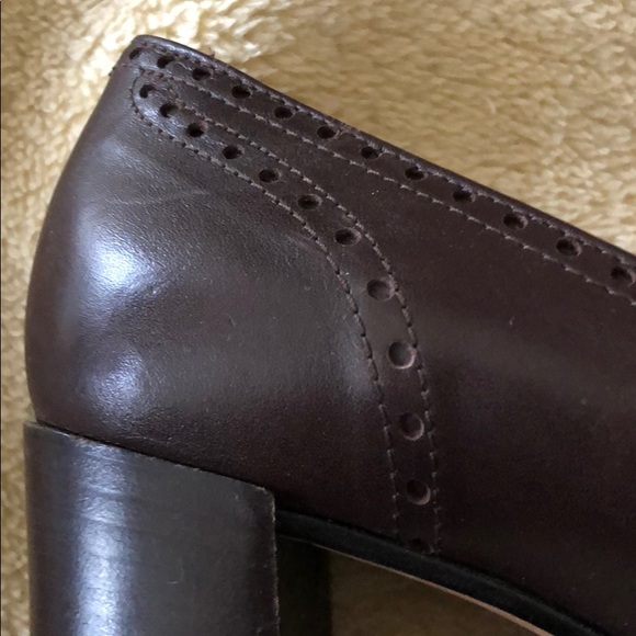 brown pumps wing tip design Coca by Maraolo - Picture 3 of 7